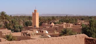 M'Hamid, village à la porte du désert du Maroc