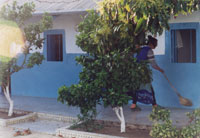 maison typique Jbala à la campagne dans le nord du Maroc